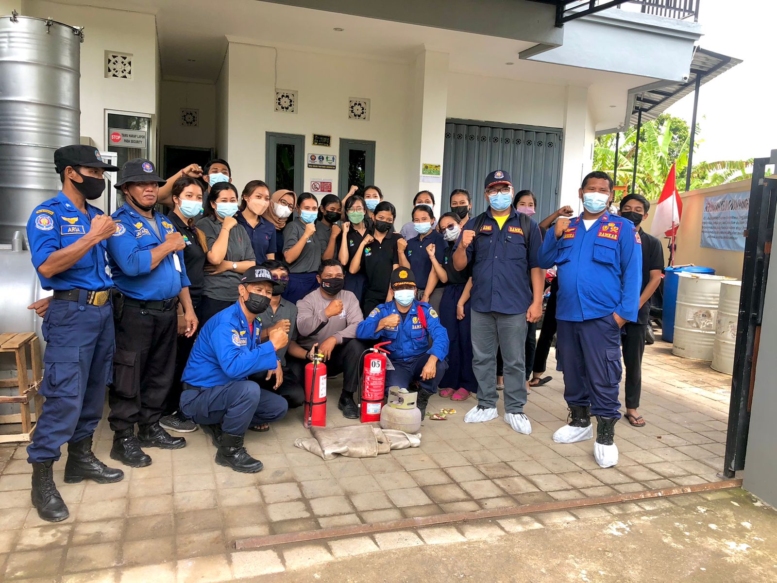 Fire Socialization and Simulation by Gianyar Regency Fire Department (Damkar Gianyar)